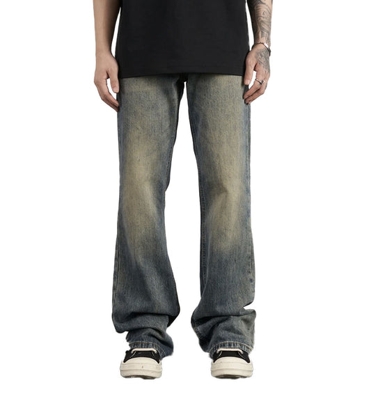 CAPRE Relaxed Fit Distressed Jeans