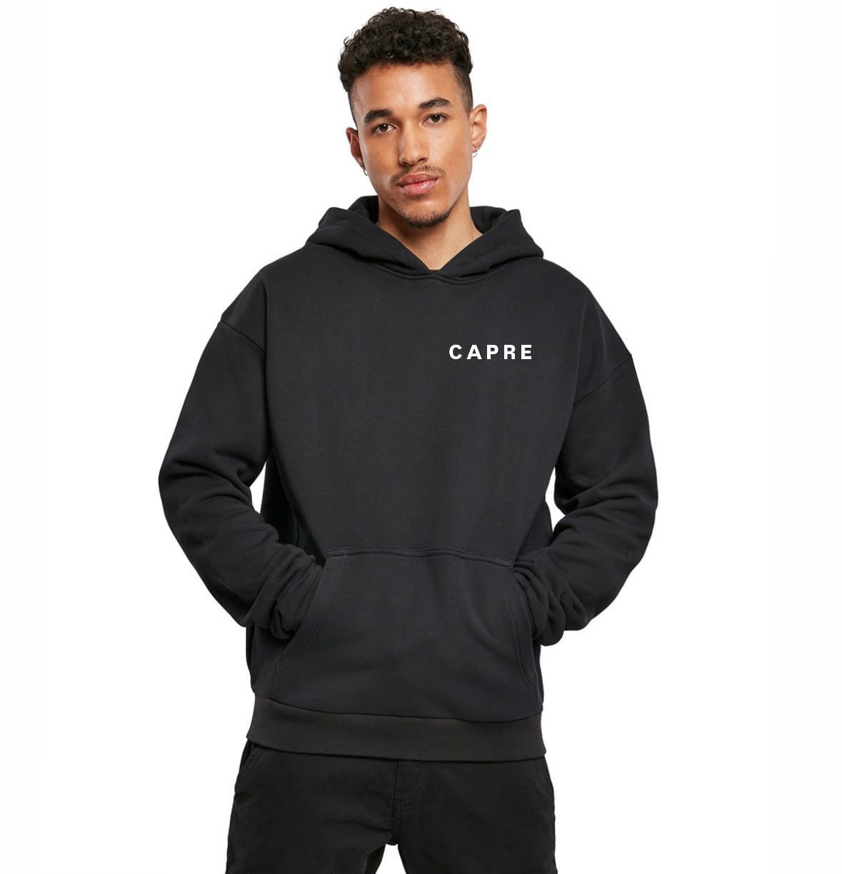 CAPRE HOODIE BLACK